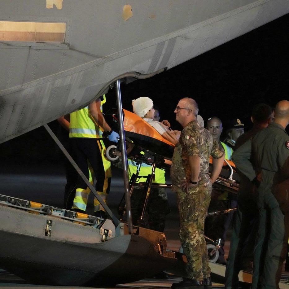 Woman from Gaza evacuated to Italy in a 'state of severe physical deterioration' dies in hospital